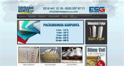 Desktop Screenshot of fabrikadanucuza.com