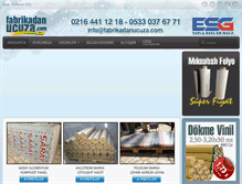 Tablet Screenshot of fabrikadanucuza.com